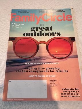 Family Circle Magazine - The Great Outdoors Cover (June 2018) Block Party